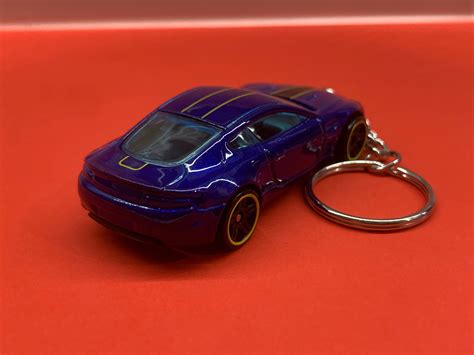 Hot Wheels Aston Martin V Vantage Keychain Etsy