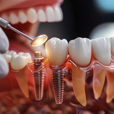 Premium Photo Dental Implant Restoring Smiles Precision And