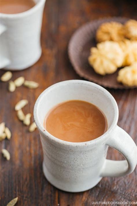 Masala Chai Indian Spiced Milk Tea Just One Cookbook