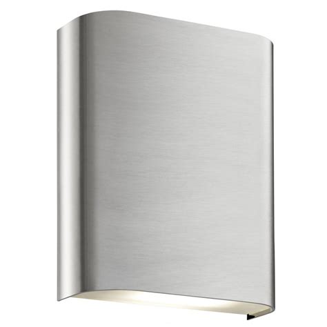 Ss Led Satin Silver Wall Light