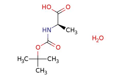 EMolecules R 2 Tert Butoxycarbonyl Amino Propanoic Acid Hydrate