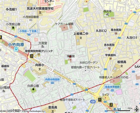 板橋区立向原ホール（板橋区文化・観光・イベント関連施設）の住所・地図｜マピオン電話帳