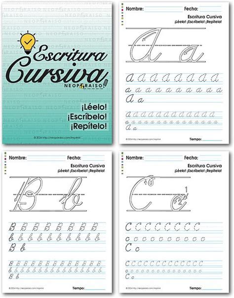 Cuadernillo De Escritura Cursiva Pdf Gratis Cursive Writing