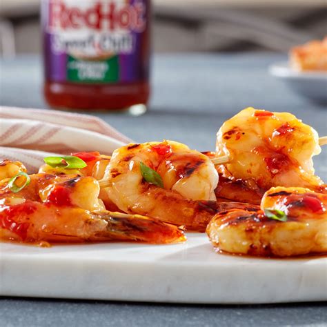 Check Out This Great Recipe From Franks Redhot Glazed Sweet Chili Shrimp Sweet Chili Wings