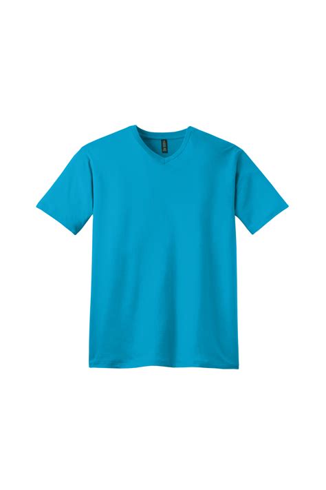 District Made Mens Perfect Weight V Neck Tee Product Sanmar