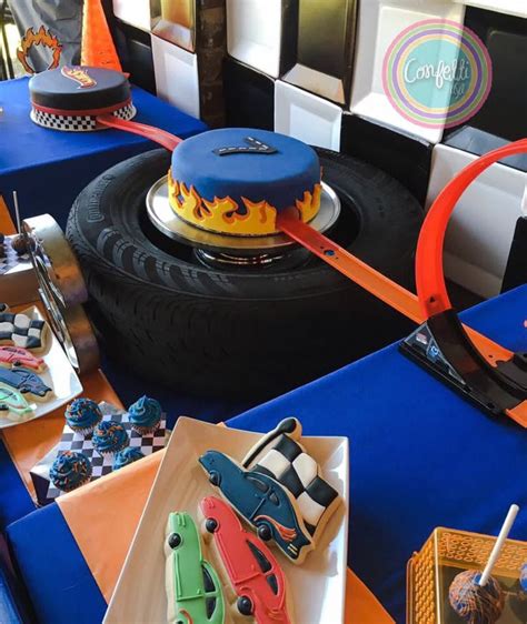 Best Hot Wheels Themed Birthday Party By Confetti Usa Images On Pinterest Hot Wheels Party