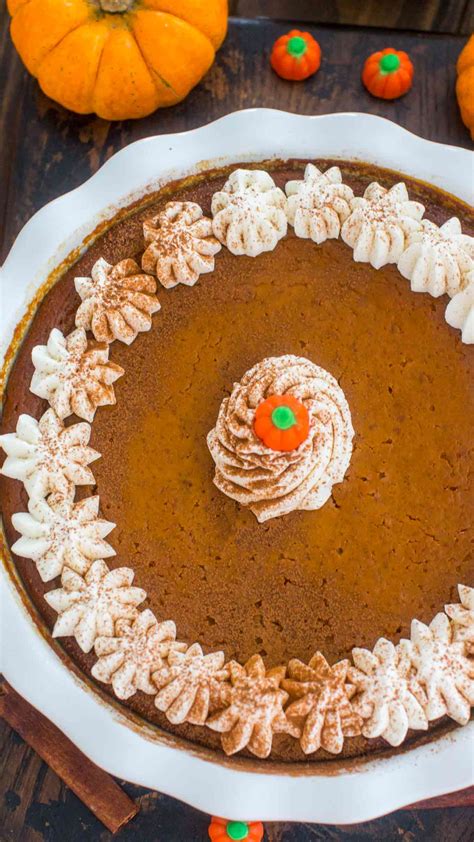 Crustless Pumpkin Pie Recipe VIDEO Sweet And Savory Meals