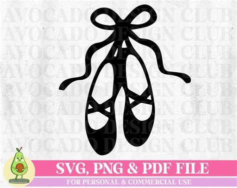 Ballerina Shoes Svg Png Ballerina Slippers Svg Ballet Shoes Etsy