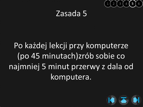 Przepisy BHP W Pracowni Komputerowej Zasady Pracy Z Komputerem Ppt