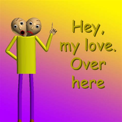 Two-Headed Baldi valentine card by Paulor94 on DeviantArt