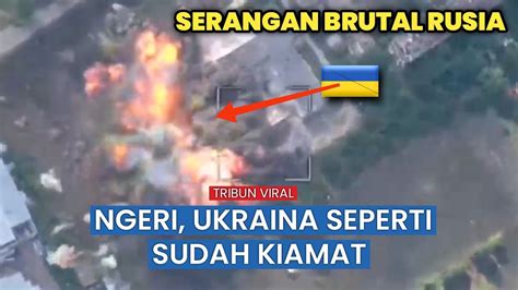 Benteng Benteng Militer Ukraina Meledak Kena Hantaman Roket Rusia Youtube