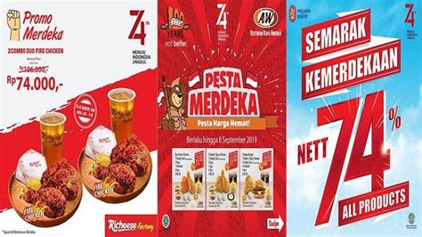 Daftar Promo Kemerdekaan Agustus Pizza Hut Burger King Hingga J