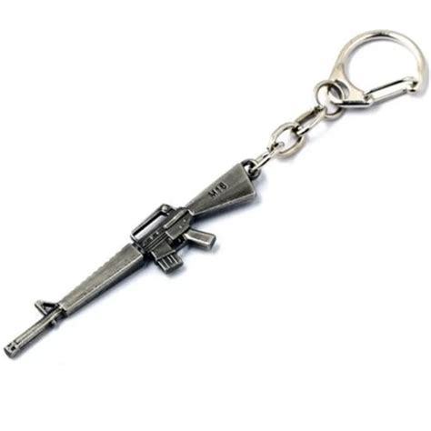 Weapon Gun Keychain Models Superior Grenade Launcher M4 Carbine Shape