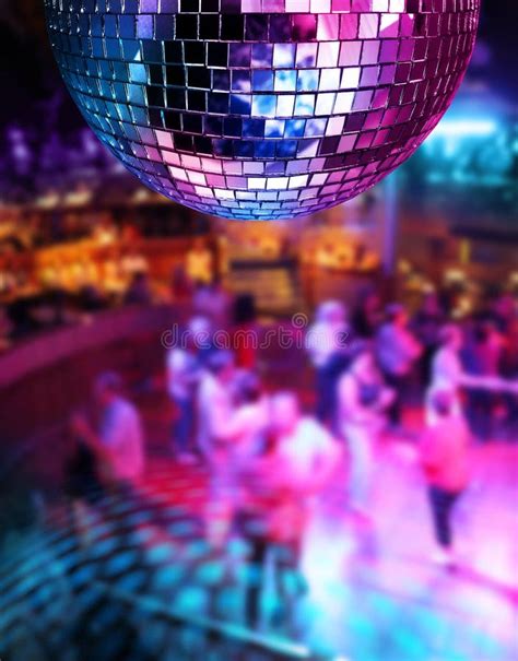 Dancing Under Disco Mirror Ball Stock Photo Image Of Glitter