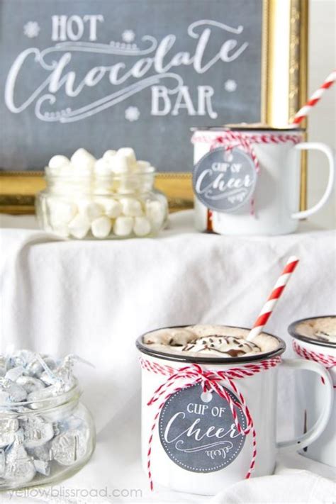 Hot Chocolate Bar With Free Chalkboard Printables Weddbook Hot Sex