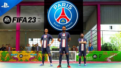 FIFA 23 Volta PSG Vs Real Madrid Ronaldo Messi And Neymar Vs