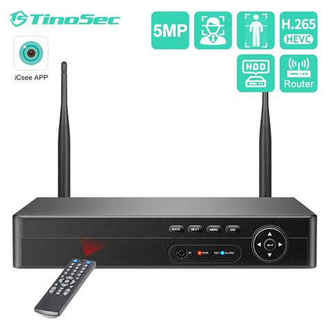 Tinosec Enregistreur Vid O En R Seau Wifi Enregistreur Disque Dur Pour