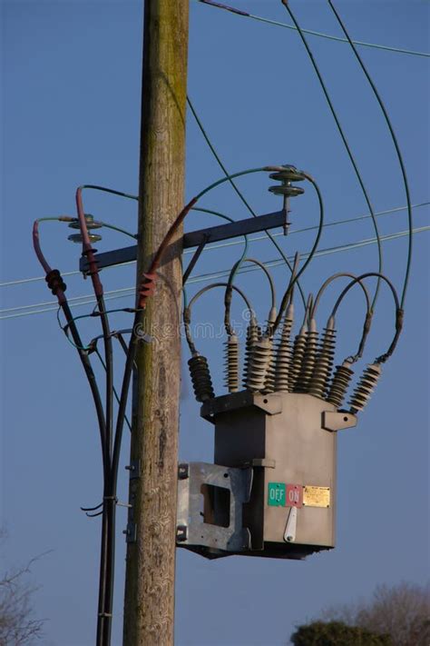 Detalhes Da Subestação De Eletricidade Imagem de Stock Imagem de