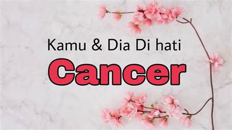 Kamu Dia Di Hati Cancer Tarot Tarotcancer Lovereading Cinta