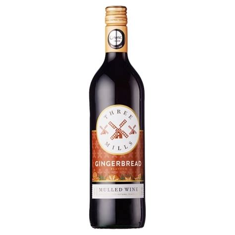 Three Mills Gingerbread Mulled Wine 75cl Russells British Store