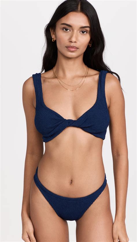 Hunza G Juno Bikini Set In Blue Lyst