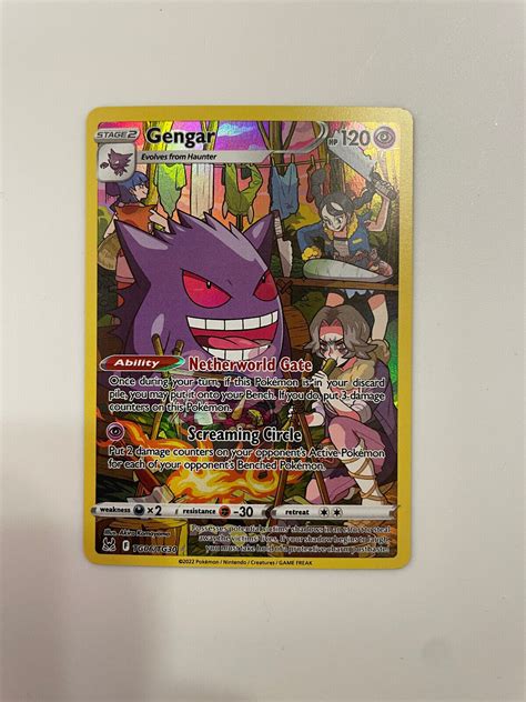 Pokemon Tcg Lost Origin Trainer Gallery Gengar Tg06tg30 Holo Ultra