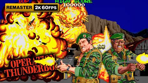 OPERATION THUNDERBOLT Arcade Longplay Upscaling Shading Remaster