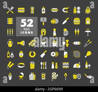 Cooking Shrimp On Bbq Icon Vector Outline Illustration Stock Vector