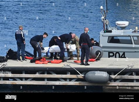 Pieta Malta Feb Xinhua Rescuers Carry The