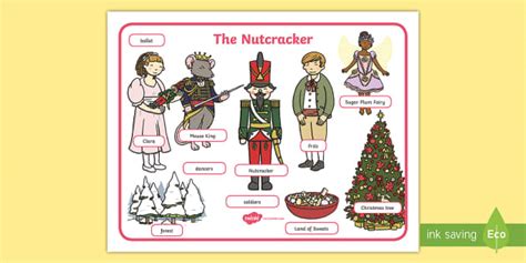 The Nutcracker Word Mat Profesor Hizo Twinkl