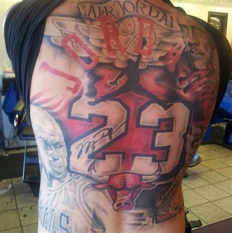 Fan has insane Michael Jordan back tattoo | Larry Brown Sports