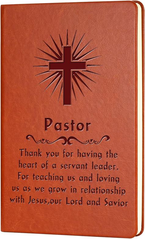 Amazon Pastor Appreciation Gifts Leather Notebook Pastor Father