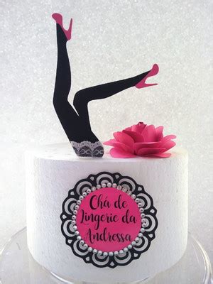 Arquivo Digital Topo De Bolo Silhouette 10 Cha De Lingerie Compre Produtos Personalizados No Elo7