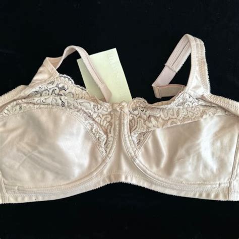 New Glamorise Bra Nude Size C Underwire Full Cup Support Ebay