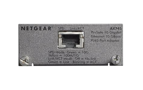 Netgear Ax Prosafe Gbase T Rj I O Module At Mighty Ape Nz