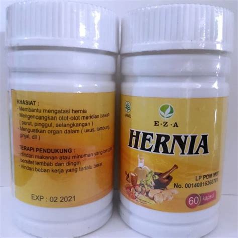 Jual Kapsul HerbaL Hernia EZA OriginaL 60 Kapsul Shopee Indonesia