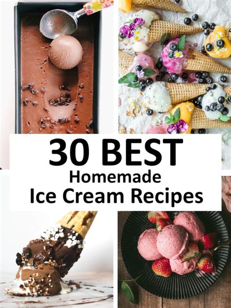 The 30 BEST Homemade Ice Cream Recipes - GypsyPlate