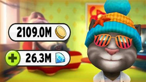 My Talking Tom Hack With Unlimited Coins And Gems Youtube