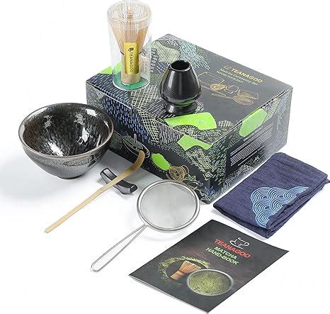 Amazon TEANAGOO Batidor de matcha juego de té matcha 7 unidades