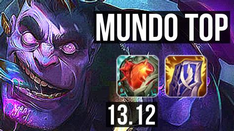 DR MUNDO Vs GNAR TOP Rank 5 Mundo 7 0 1 6 Solo Kills 500 Games