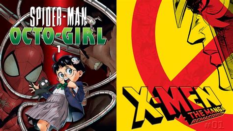 Sdcc Spider Man Octo Girl And X Men The Manga Covers