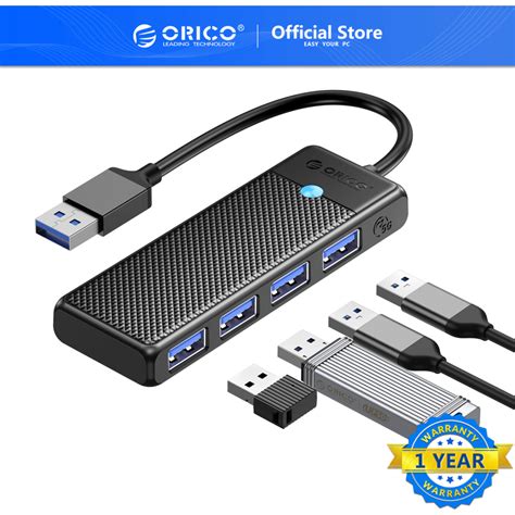 Orico Usb 3 0 Hub 5gbps Extension Hub Usb 4 Port Splitter For Huawei Mac Pro Samsung Laptops