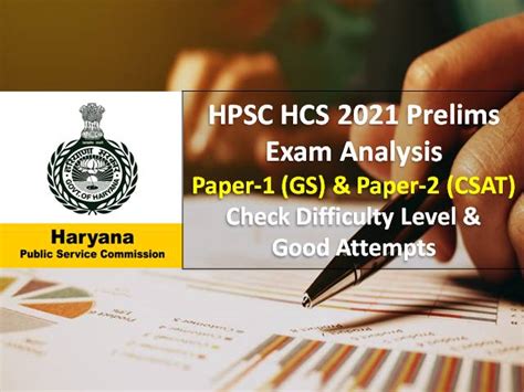 Hpsc Haryana Civil Services Hcs Prelims Exam Analysis Gs Paper