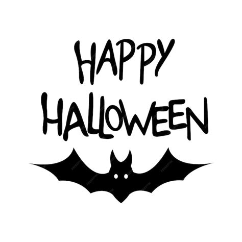 Premium Vector Happy Halloween Font Banner Vector Isolated On White