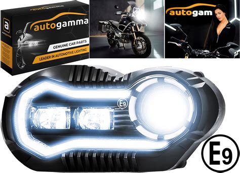 Lampa Motocyklowa Reflektor BMW R1200GS K25 Canbus LED DRL Homologacja