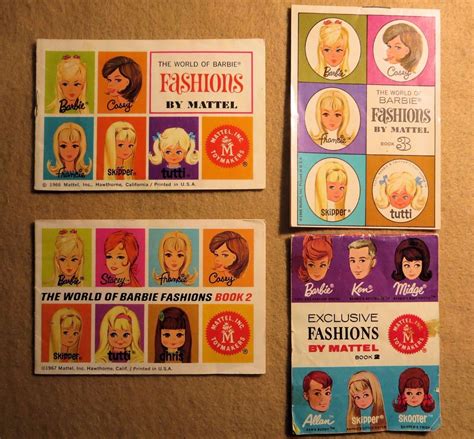 4 vintage Barbie Fashions booklets 1964 1966 1967 | eBay | Barbie, Barbie fashion, Barbie and ...