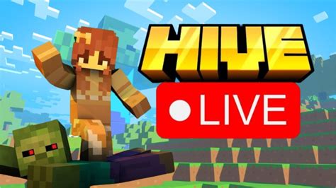 Playing Minecraft Hive Live With My Bloomies YouTube