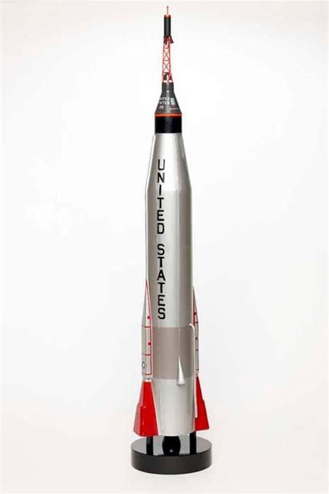 Model of Friendship 7 on Atlas 6 Booster Rocket – All Artifacts – The ...