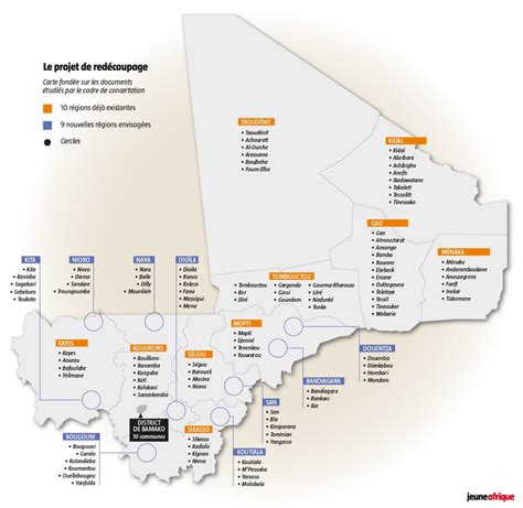 Nouveau découpage territorial au Mali les communautés sédentaires du