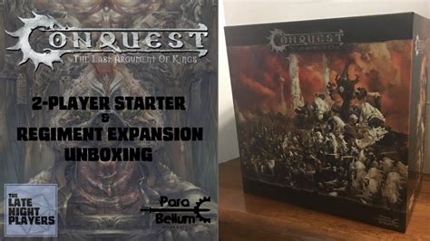 Unboxing Conquest The Last Argument Of Kings Starter Box And